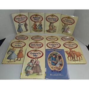 Little House Chapter Book Vintage Y2K Laura Years Hardcover lot of 14 OOP RARE